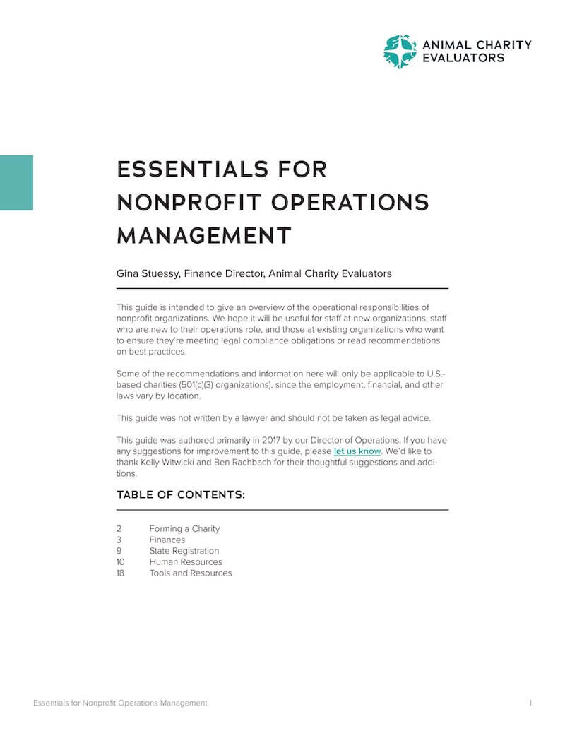 Essentials for Nonprofit Operations Management Thumbnail Image